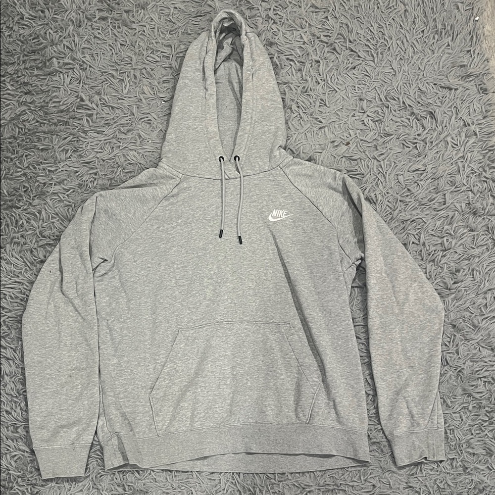 Nike Men's Heather Gray Hoodie